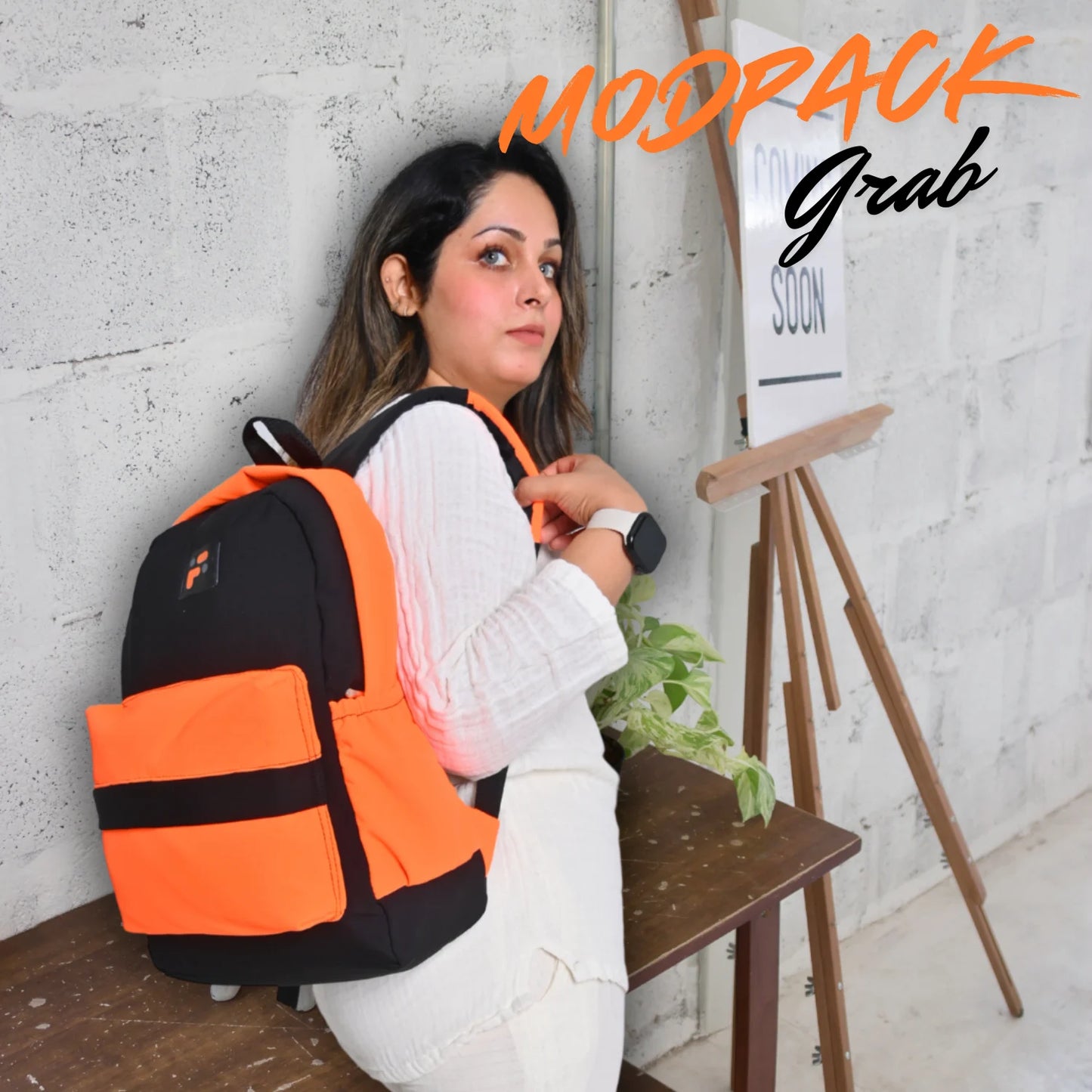 Modpack-Fleece Fabric Backpack Bag