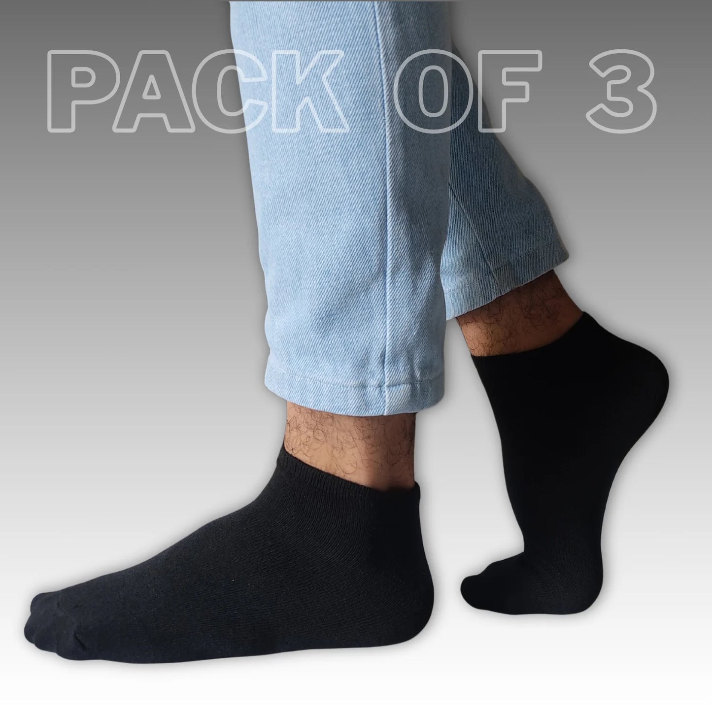 Premium ankle Socks – Pack of 3 Pairs