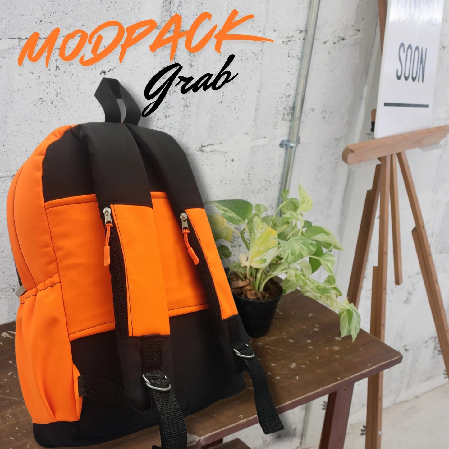 Modpack-Fleece Fabric Backpack Bag