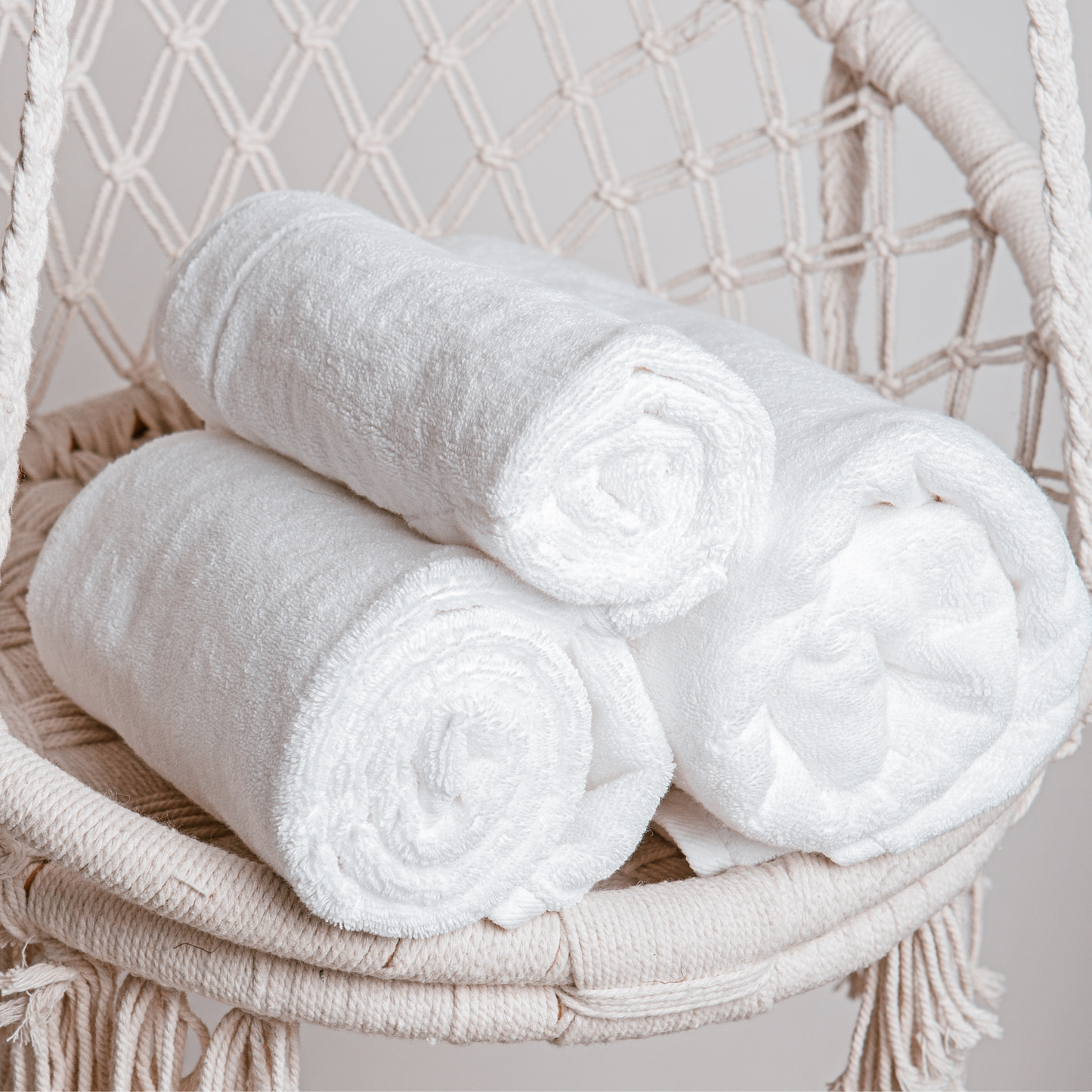 Baby Hooded Towel – 100% Organic Cotton (White)