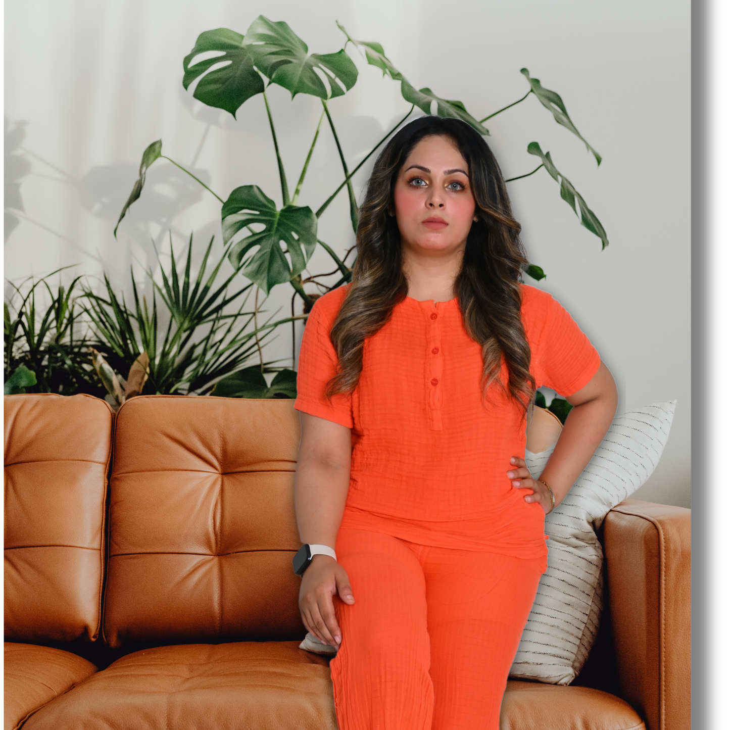 Women Casual Wear Airy Muslin CO-ORD Set