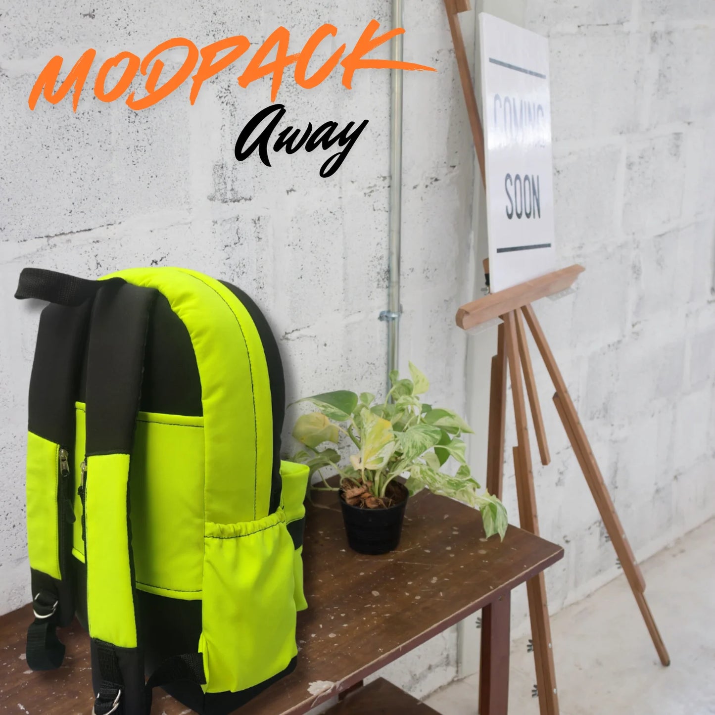Modpack-Fleece Fabric Backpack Bag
