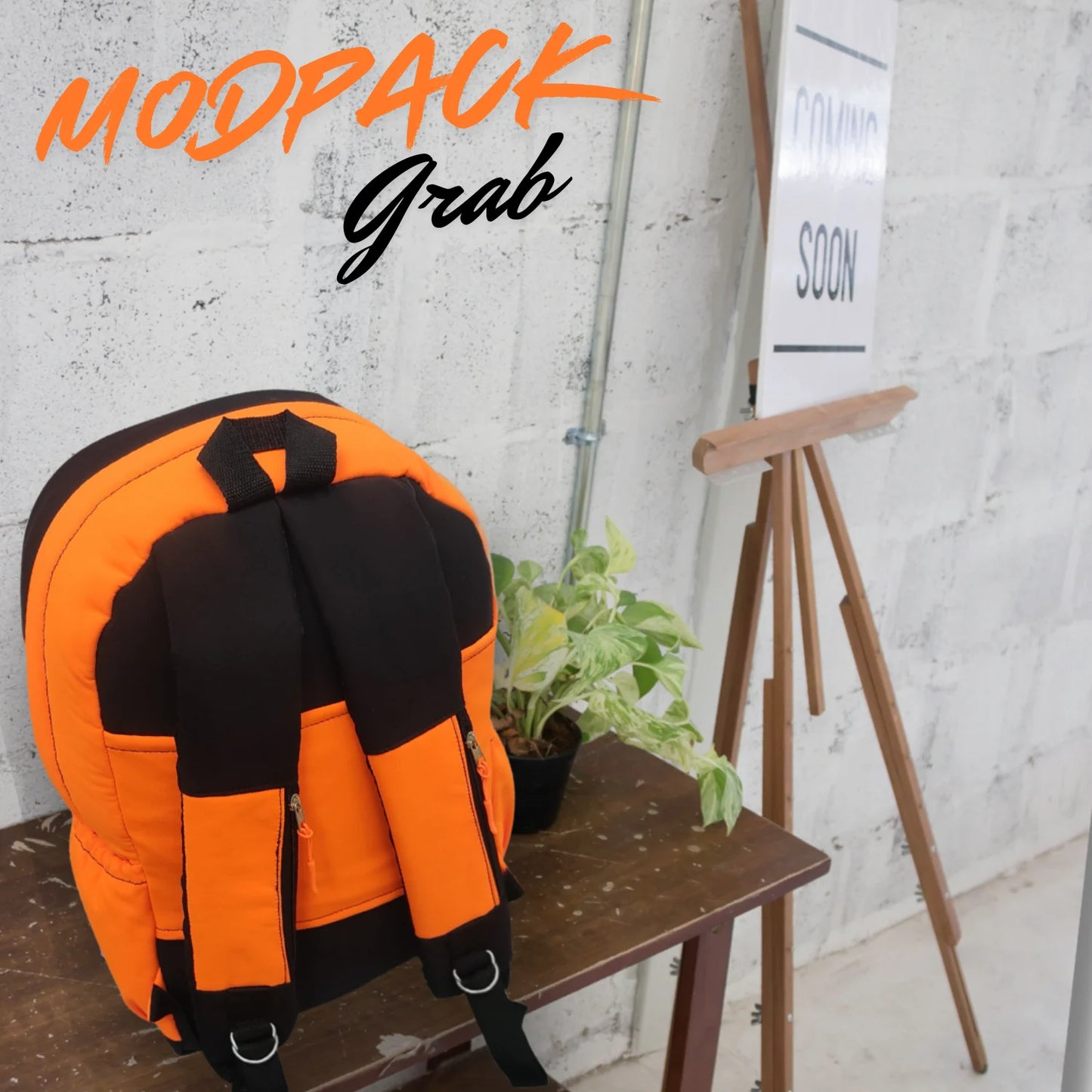 Modpack-Fleece Fabric Backpack Bag