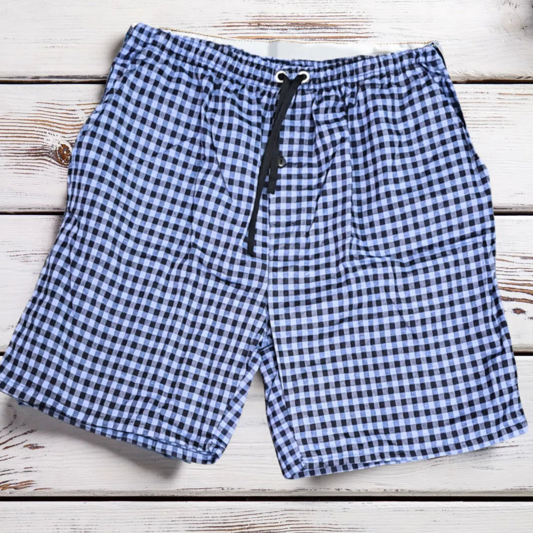 Men’s Dual-Purpose Lightweight Ocean Grid Short – Quick-Dry & Ultra-Comfortable