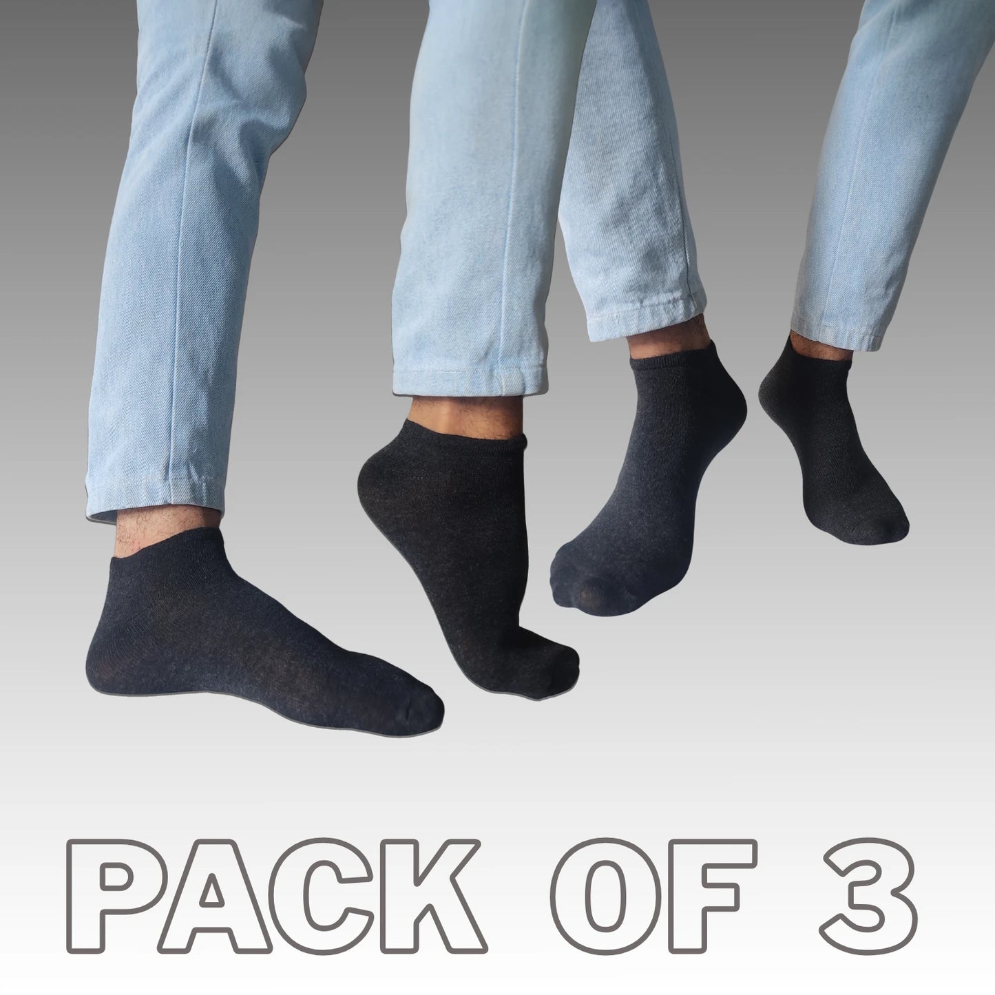 Premium ankle Socks – Pack of 3 Pairs